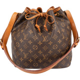 Louis Vuitton Monogram Canvas Sac Noé Petit Shoulder Bag