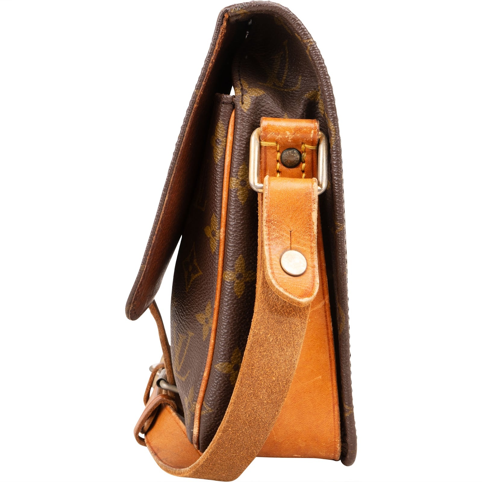 Louis Vuitton Monogram Canvas Cartouchiere MM Crossbody Bag - vintageandkickz