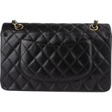 Chanel Quilted Lambskin Medium Double Flap Crossbody Bag