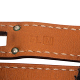 Hermès Red Leather Kelly Double Tour Bracelet