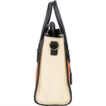 Celine Tricolor Grained Leather Luggage Handbag - vintageandkickz
