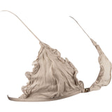 Fendi Beige Ruffled FF Emblem Bikini Top Swimwear (DE34 / XS)