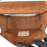 Fendi Blanco Patent Leather Kan U Flap Crossbody Bag