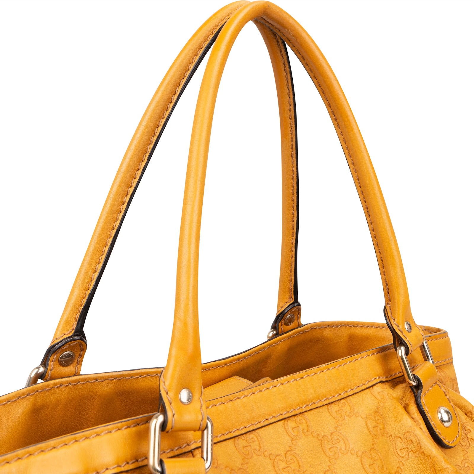 Gucci Guccissima Leather Sukey Handbag - vintageandkickz
