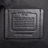 Coach Black Leather Monogram Signature Zip Tote Shoulder Bag