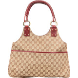 Gucci Monogram GG Hobo Handbag - vintageandkickz