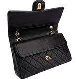 Chanel Quilted Lambskin 24K Gold Medium Double Flap Shoulder Bag