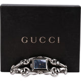 Gucci Silver Tone Signoria Horsebit 116.3 Women Watch