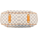 Louis Vuitton Monogram Damier Azur Galliera PM Shoulder Bag - vintageandkickz