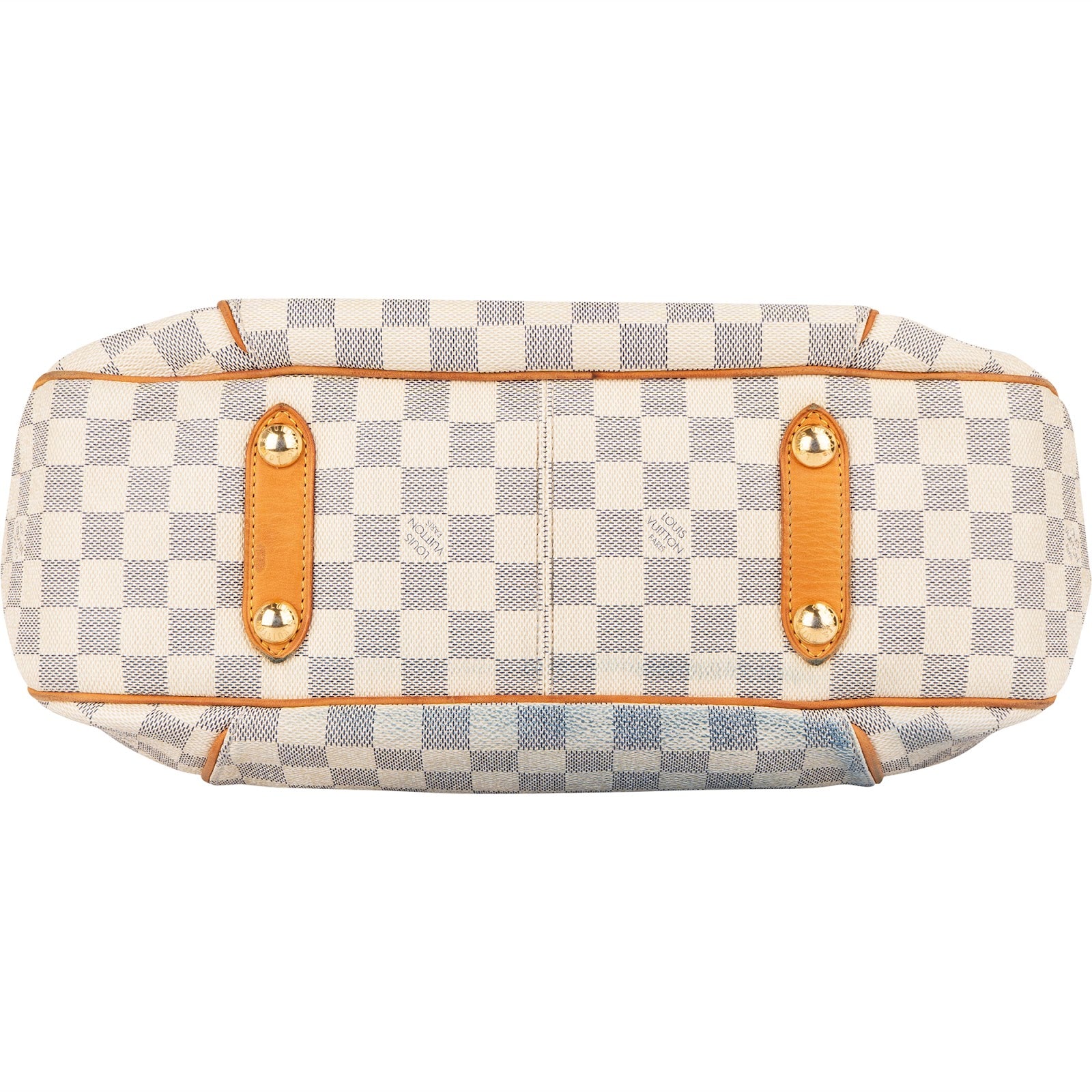 Louis Vuitton Monogram Damier Azur Galliera PM Shoulder Bag - vintageandkickz