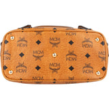 MCM Monogram Visetos Saddle Shoulder Bag