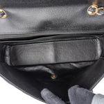 Chanel Quilted Caviar Leather Jumbo Single Flap Crossbody Bag - vintageandkickz