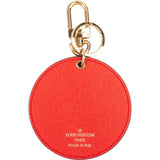 Louis Vuitton Monogram Canvas Crafty Checked Round Key Holder Bag Charm M68657