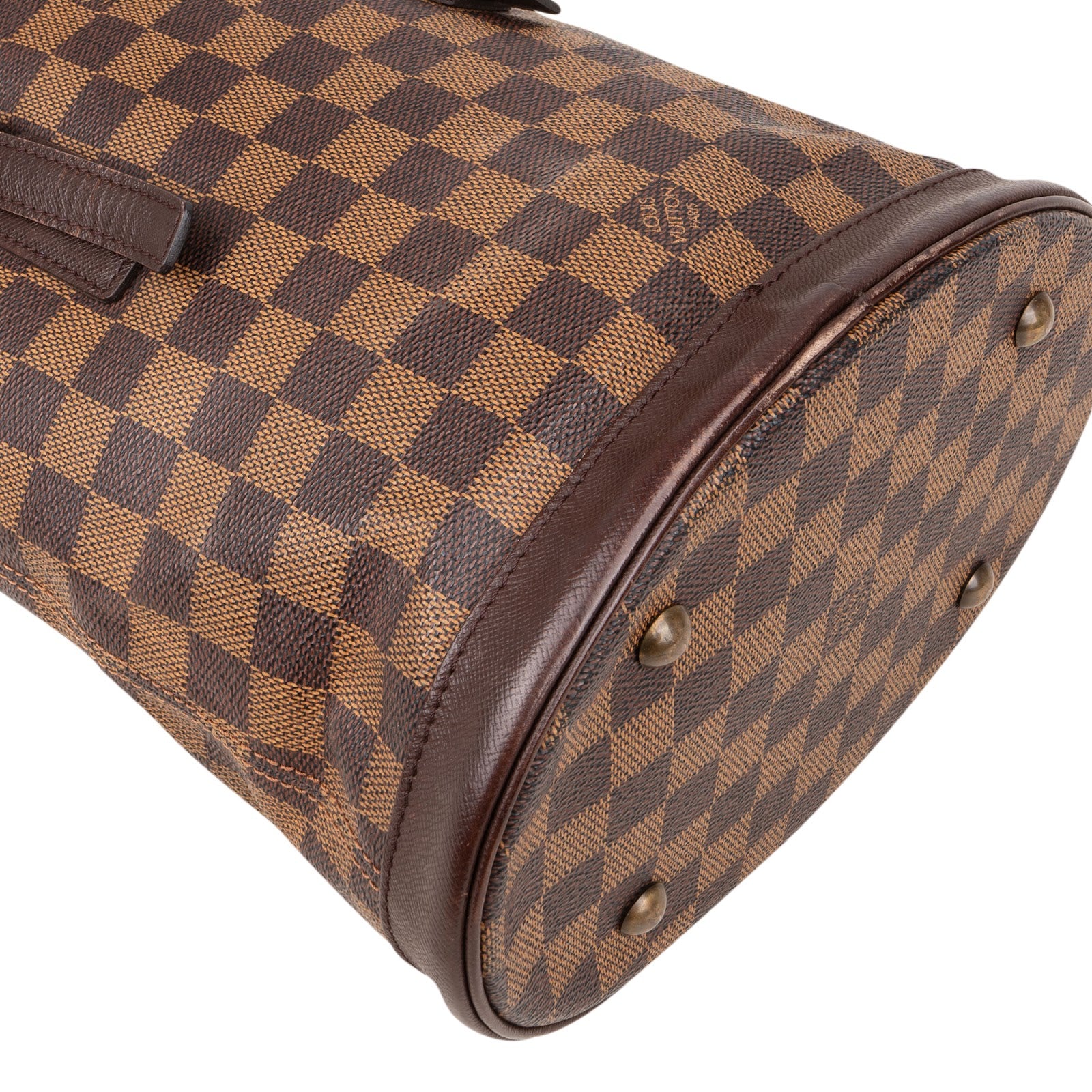 Louis Vuitton Monogram Damier Ebene Bucket PM Shoulder Bag - vintageandkickz