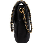 Chanel Quilted Lambskin CC Single Flap Crossbody Bag - vintageandkickz