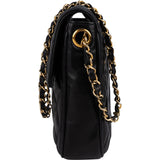 Chanel Quilted Lambskin CC Single Flap Crossbody Bag - vintageandkickz