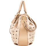MCM Monogram Visetos Milla Drawstring Tote Handbag