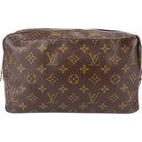 Louis Vuitton Monogram Canvas Trousse Toilette 28 Clutch