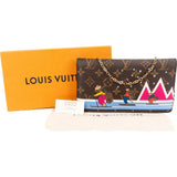 Louis Vuitton Monogram Christmas Animation Illustre Pochette Weekend Crossbody Bag