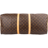 Louis Vuitton Monogram Canvas Keepall 60 Bandoulière Travel Bag