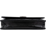 Chanel Patent Leather Quilted Boy Wallet On Chain Crossbody Bag