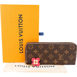 Louis Vuitton Monogram Canvas Flower Zippy Clemence Wallet