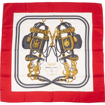 Hermès Brides de Gala Silk 90 Scarf Tuch