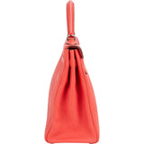Hermès Grained Togo Leather Palladium Kelly Retourne 32 Handbag