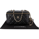 Chanel Quilted Lambskin Vanity Adjustable Crossbody Bag