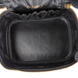 Chanel Caviar Leather Vanity Case Handbag - vintageandkickz