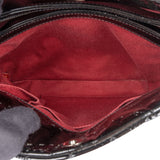 Chanel Patent Leather Palladium Soft Tote CC Shoulder Bag