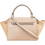 Céline Grained Calfskin Suede Trapeze Handbag