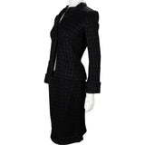 Chanel Black Tweed Jacket Skirt Set (FR 38 / DE 36)