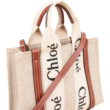 Chloé Canvas Small Woody Tote Handbag