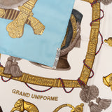 Hermès Grand Uniforme Silk 90 Scarf Tuch