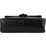 Chanel Quilted Lambskin 24K Gold Single Flap Crossbody Bag
