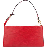 Louis Vuitton Red Epi Leather Pochette Accessoires Handbag