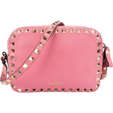 Valentino Garavani Leather Rockstud Camera Crossbody Bag