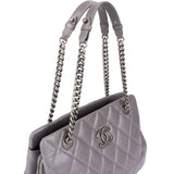 Chanel Quilted Glazed Calfskin Modern Chain Tote Shoulder Bag