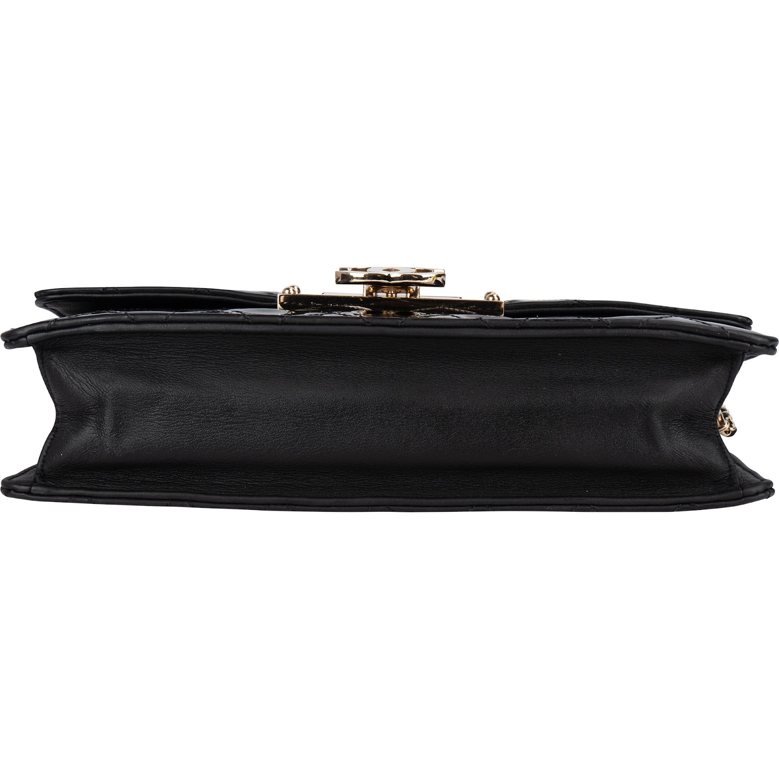 Chanel Quilted Patent Leather CC Crossbody Bag - vintageandkickz