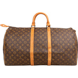 Louis Vuitton Monogram Canvas Keepall 55 Travel Bag
