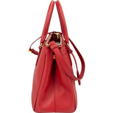 Prada Red Saffiano Leather Galleria Handbag