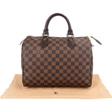 Louis Vuitton Monogram Damier Ebene Speedy 30 Handbag