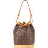 [🔄️B08 / F32] Louis Vuitton Monogram Canvas Sac Noé Grande Shoulder Bag - vintageandkickz