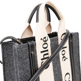 Chloé Felt Small Woody Tote Crossbody Handbag