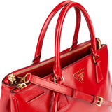 Prada Saffiano Patent Leather Galleria Handbag - vintageandkickz