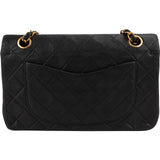 Chanel Quilted Lambskin 24K Gold Small Double Flap Shoulder Bag