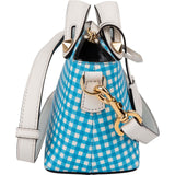Fendi Gingham Checkered Monogram Mini By The Way Crossbody Bag