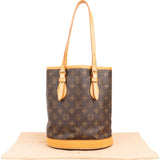 Louis Vuitton Monogram Canvas Bucket PM Shoulder Bag