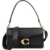 Coach Black Pebbled Leather Tabby 26 Shoulder Crossbody Bag